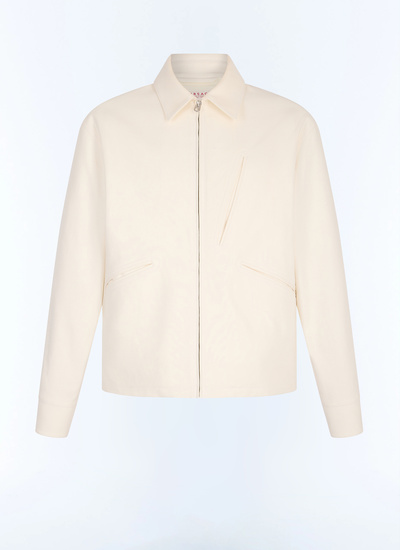 Men's ecru jacket Fursac - M3JPEG-JM10-A002