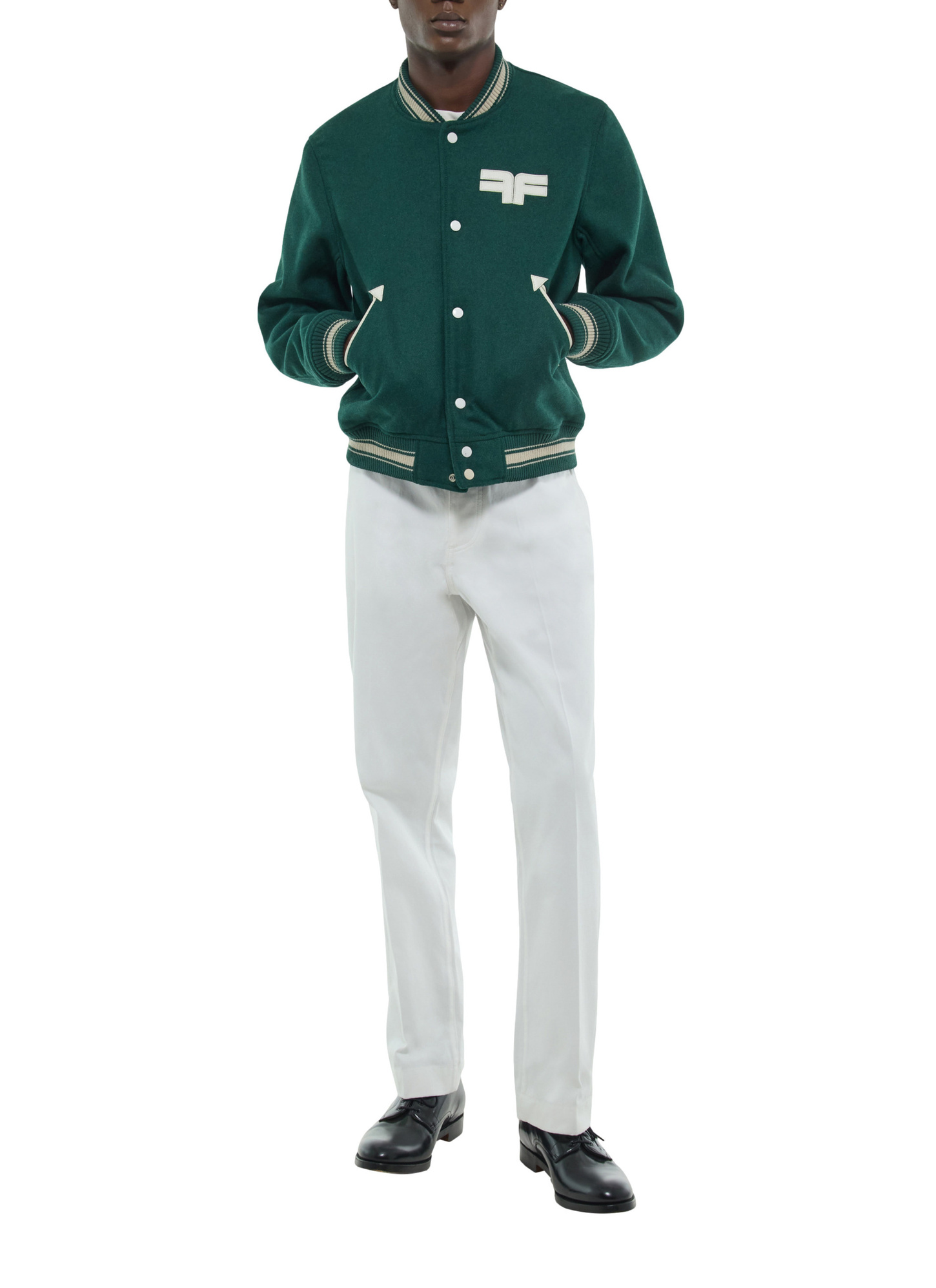 Men's emerald green jacket Fursac - M3FEDY-EM15-H009