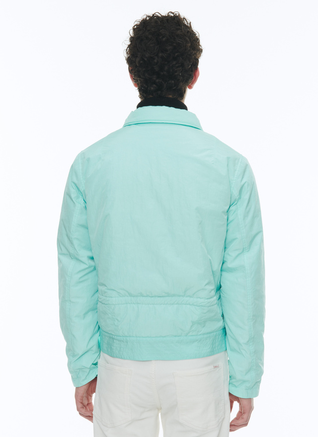 Men's creased water-repellent technical canvas fabric jacket Fursac - M3CANG-CM21-D008