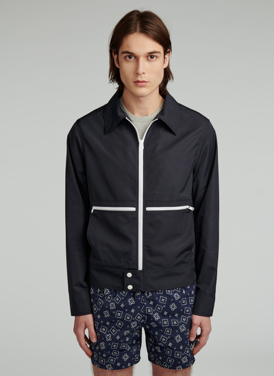 Men's jacket midnight blue polyester Fursac - M3VENT-VM10-30