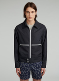 Midnight blue technical fabric jacket - M3VENT-VM10-30