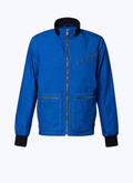 Navy blue cotton canvas jacket - 23EM3BSKI-BM21/33