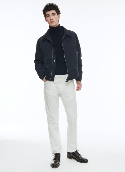 Men's navy blue jacket Fursac - M3CANG-CM21-D027