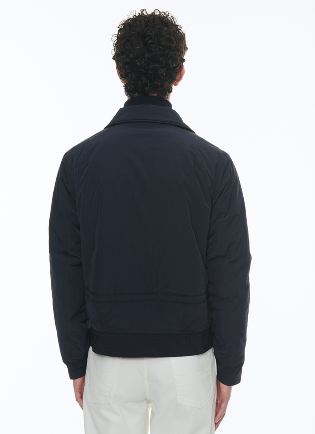 Men's creased water-repellent technical canvas fabric jacket Fursac - M3CANG-CM21-D027