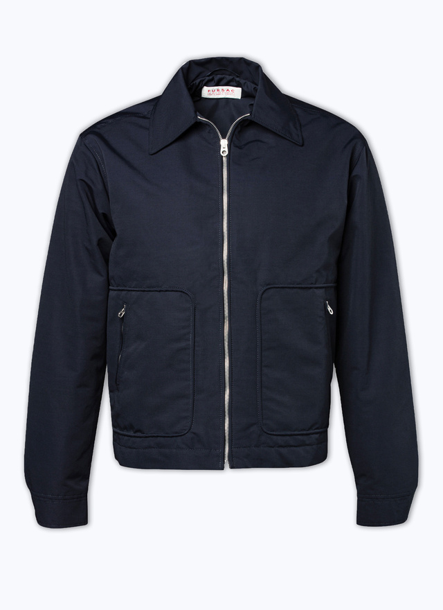 Men's navy blue jacket Fursac - M3DLAN-DM08-D030