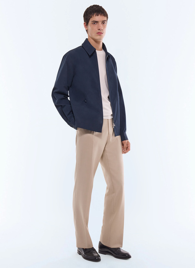 Men's navy blue jacket Fursac - M3GVEN-DM25-D030