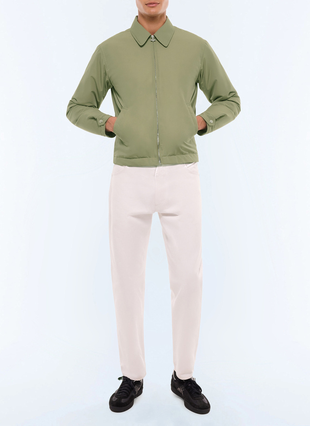 Men's jacket olive green water-repellent fabric Fursac - M3GLAN-VM03-44