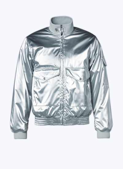 Men's silver jacket Fursac - M3AILE-AM23-91