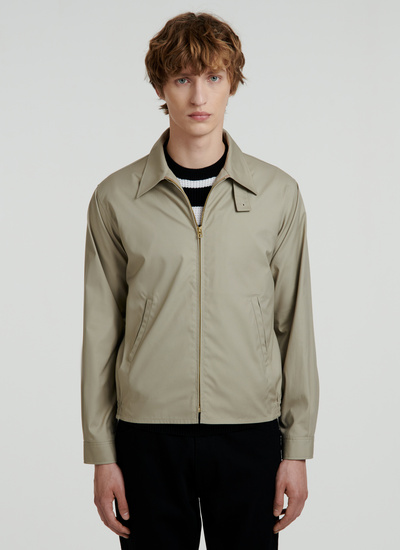 Men's jacket taupe cotton canvas Fursac - 22EM3VARO-VM12/09