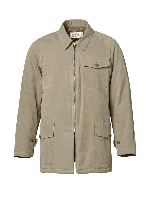 Men's taupe jacket Fursac - M3ALDO-AM17-14