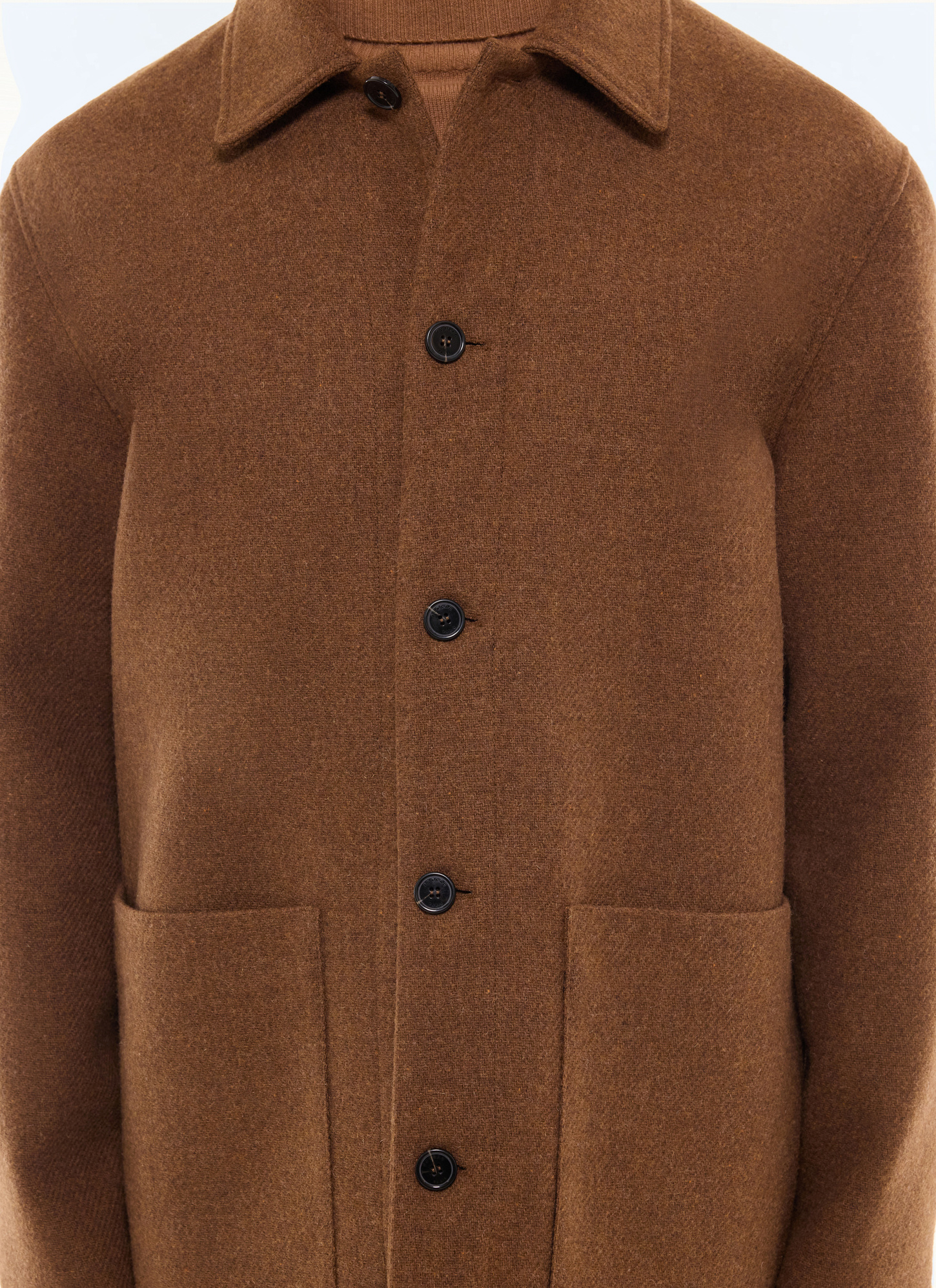 Men's tobacco jacket Fursac - M3LARK-LM33-G021