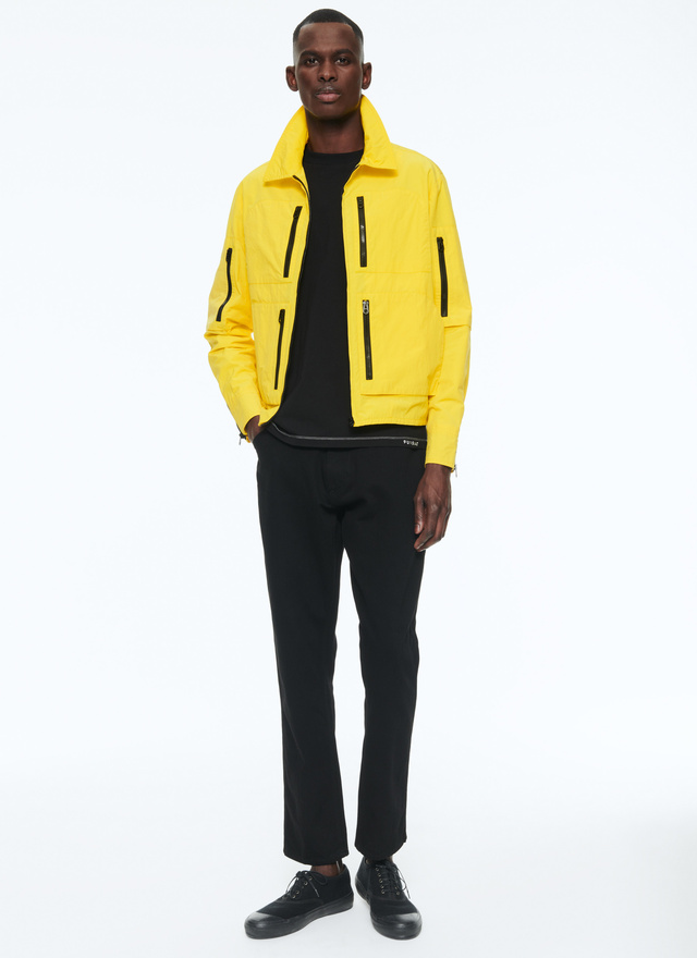 Men's yellow jacket Fursac - 23EM3BZIP-BM01/52
