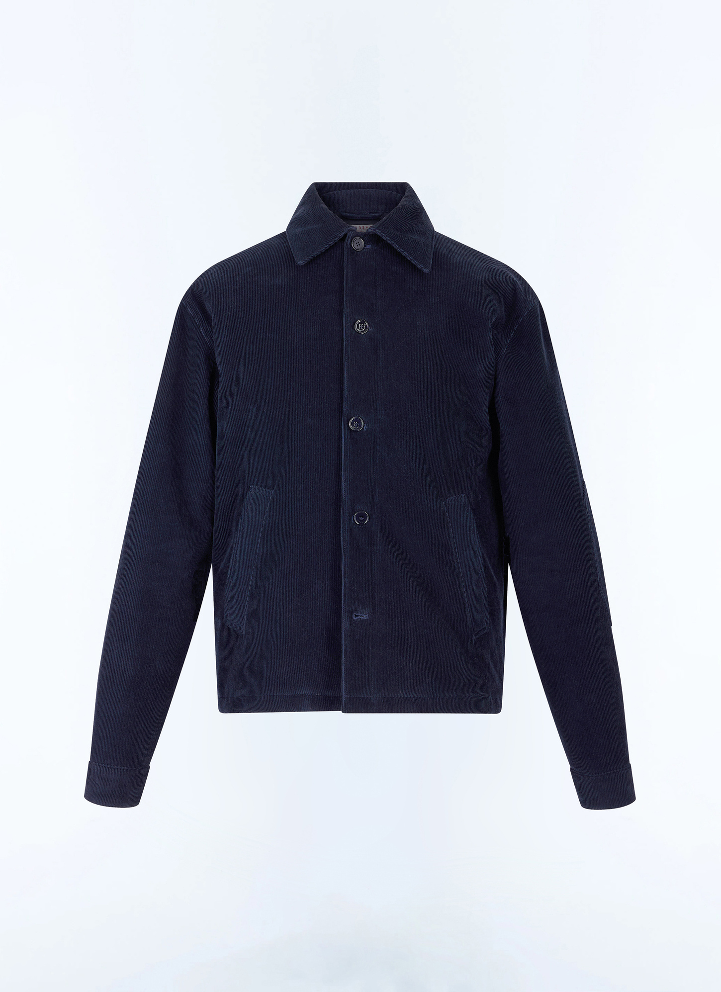 Men's blue, navy blue certified velvet jacket Fursac - M3GARS-GX41-D030