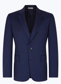 Wool serge fitted suit jacket - V3AXUN-B570-31