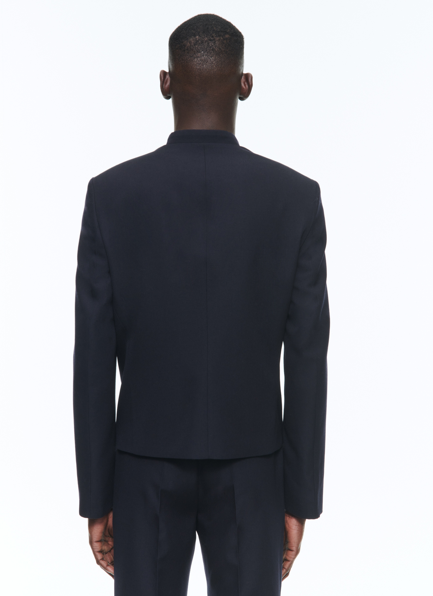 Men's navy blue jacket Fursac - V3DENK-DC18-D030