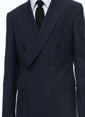 Certified wool double-breasted jacket - V3VOCA-DC51-D031