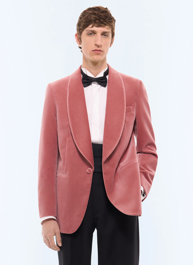 Men's jacket pink main fabric: 100% cottonunder collar: 80% polyester, 20% viscosebody lining: 100% viscose Fursac - V3JOTA-C711-F012