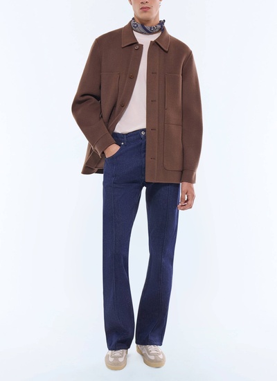 Men's brown jacket Fursac - M3FADA-JM13-G014