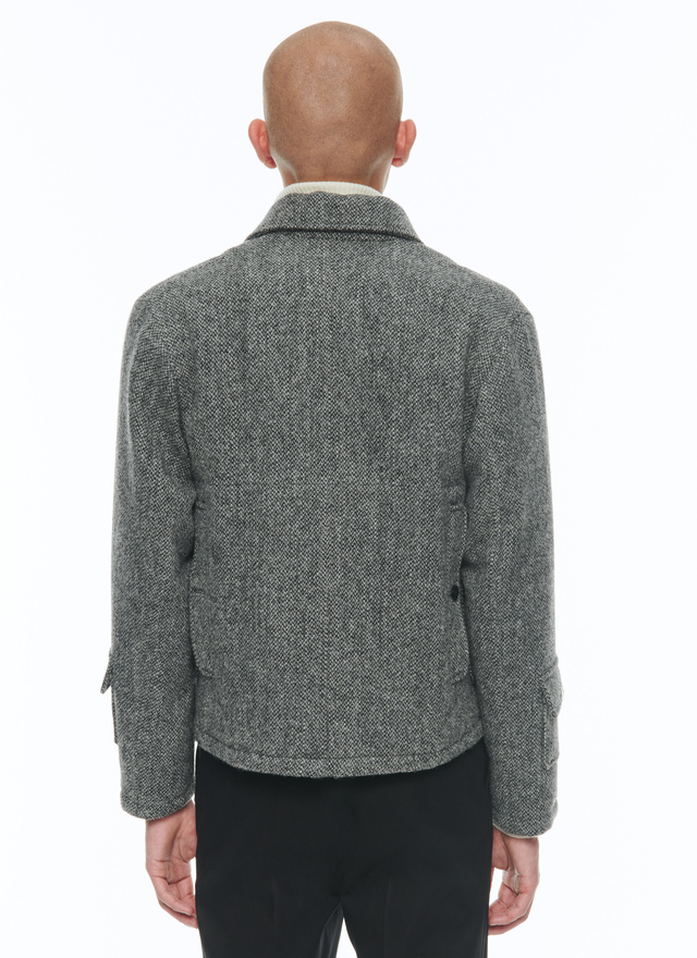 Men's wool canvas jacket Fursac - M3CARM-CM28-B019