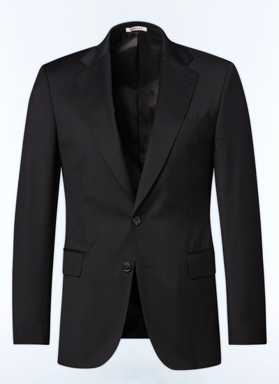 Men's black virgin wool jacket Fursac - V3AVRA-AC82-20