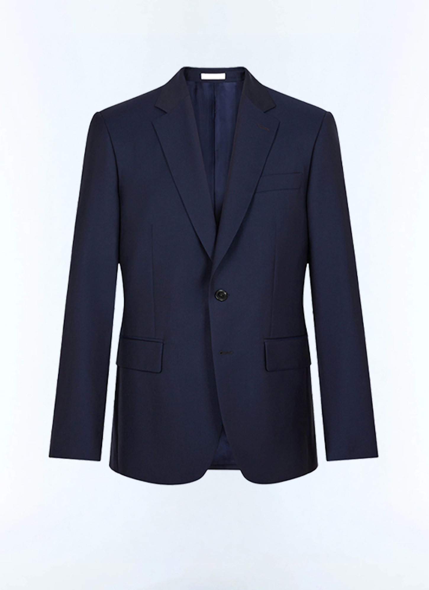 Men's blue, navy blue wool serge jacket Fursac - V2AIDO-AC80-31