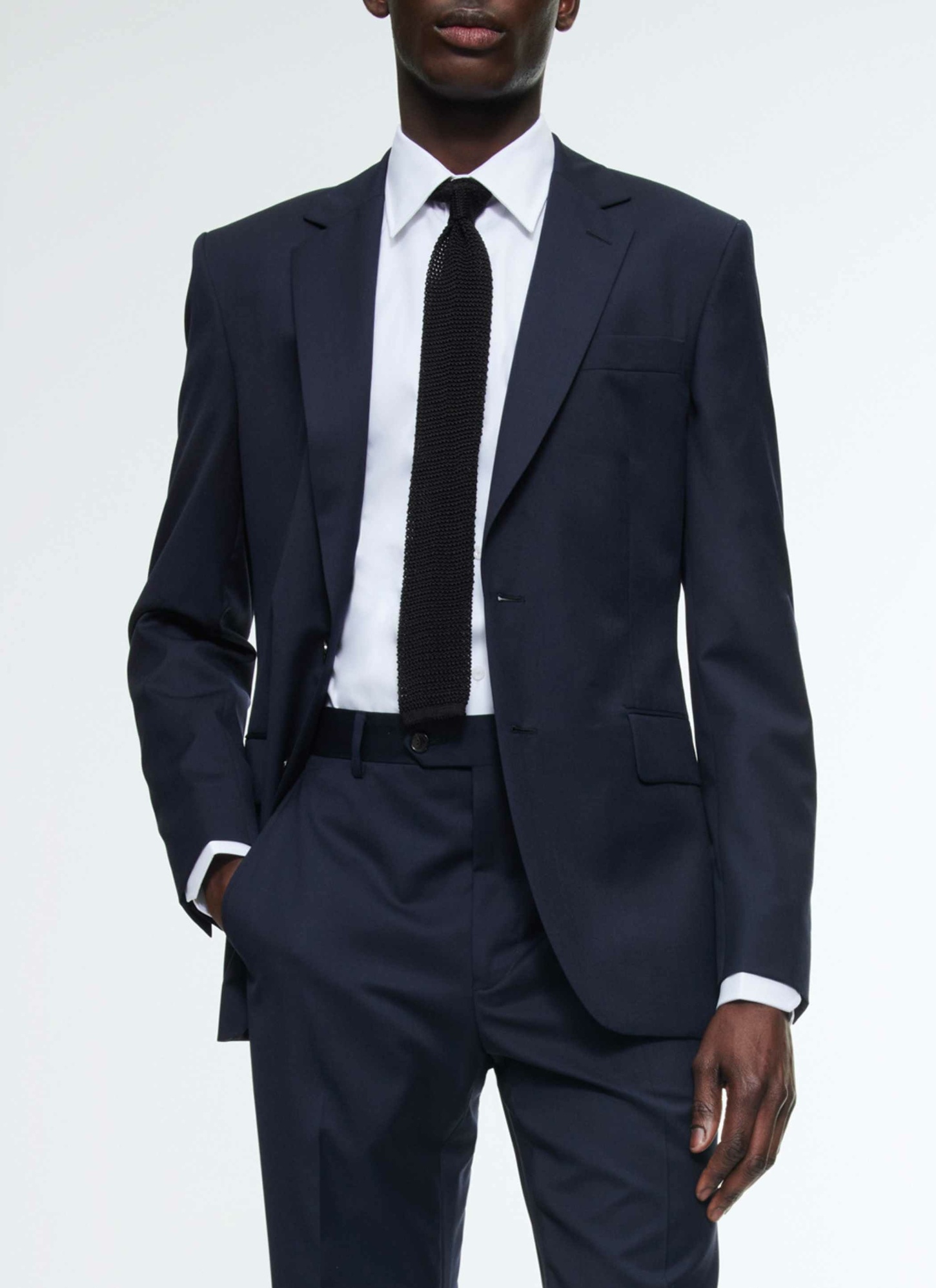Men's jacket carbon blue virgin wool Fursac - V3AXUN-AC80-31