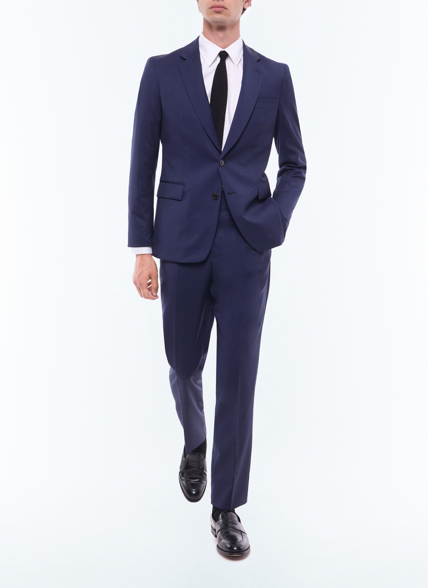 Men's carbon blue jacket Fursac - V3AXUN-B570-31
