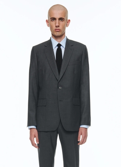 Men's jacket charcoal grey virgin wool Fursac - V2AIDO-CC64-B029