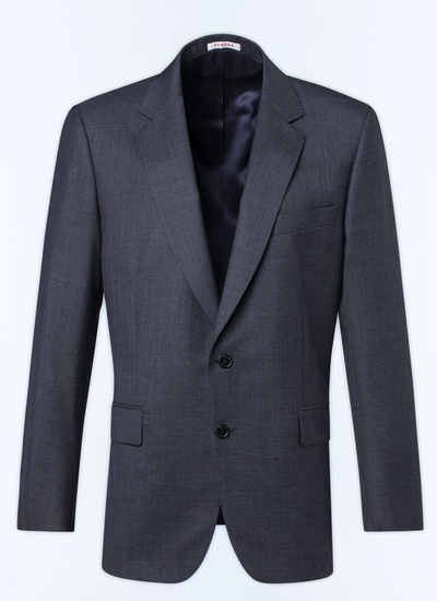 Men's grey virgin wool jacket Fursac - V2AIDO-CC64-B029