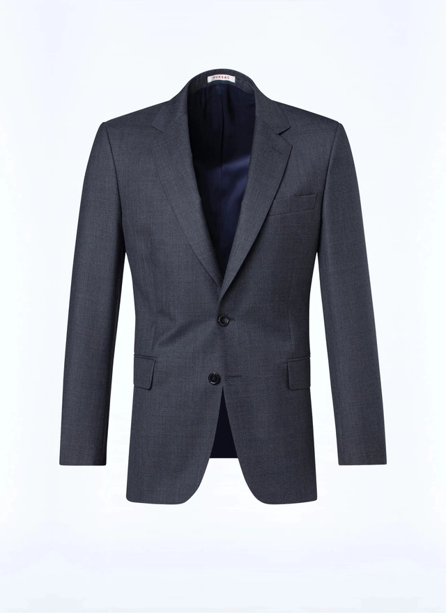 Men's grey virgin wool jacket Fursac - V3AXUN-CC64-B029