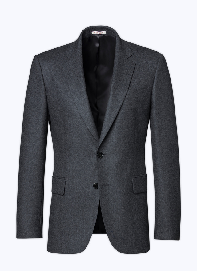 Men's blended wool flannel jacket Fursac - V3AXUN-OC55-22