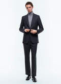 Fitted jacket in certified wool - V3EXUN-EC29-B022