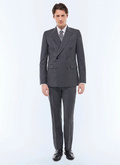 End-on-end wool double-breasted jacket - V3FOCA-CC64-B029