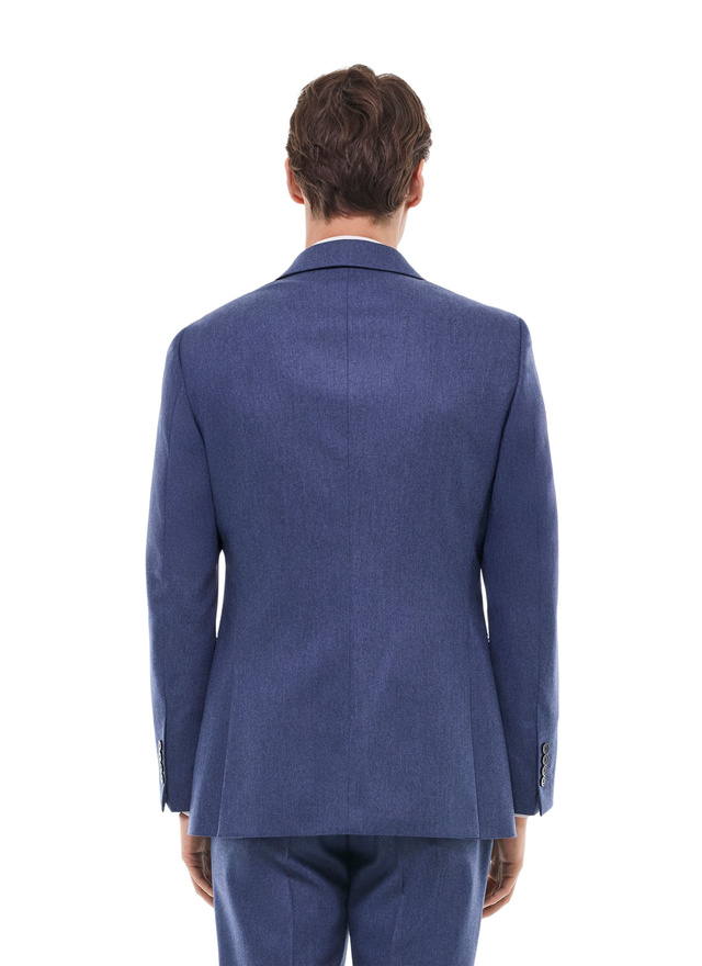 Men's certified wool flannel jacket Fursac - V3FOXA-EC29-D012