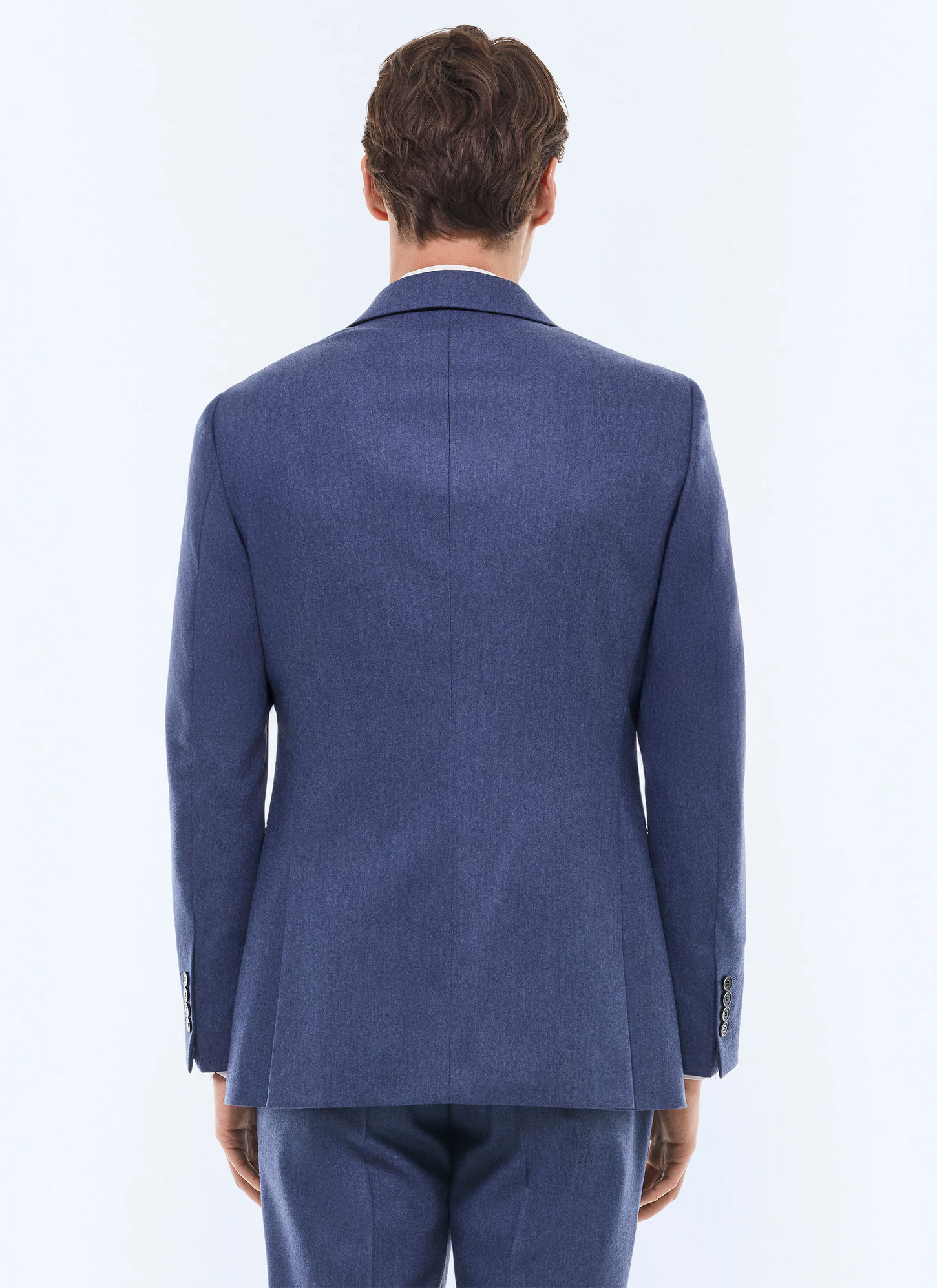 Men's certified wool flannel jacket Fursac - V3FOXA-EC29-D012