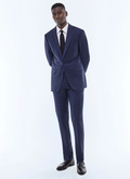 Fitted wool canvas suit jacket - V3EVIP-FC36-D031