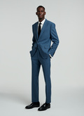 Flecked blue wool serge jacket - V3VOXA-SC31-36