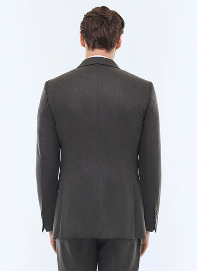 Men's certified wool flannel jacket Fursac - V3FEXU-EC29-H011