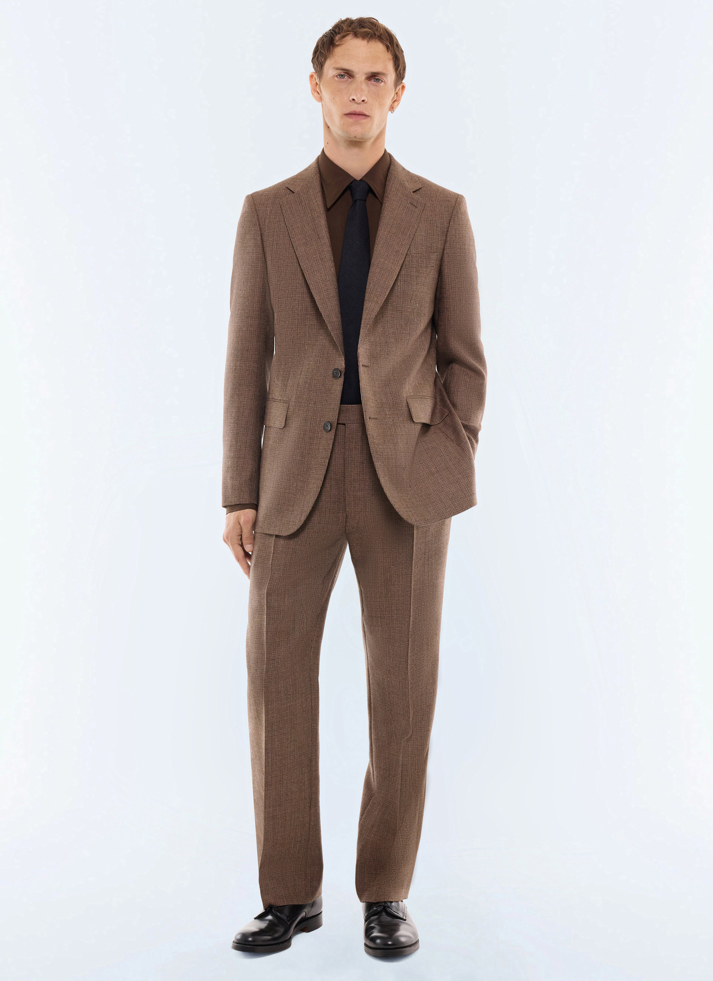 Men's mocha jacket Fursac - V3JEXU-LC04-G022