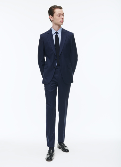 Men's jacket navy blue virgin wool Fursac - V3AXUN-AC02-30