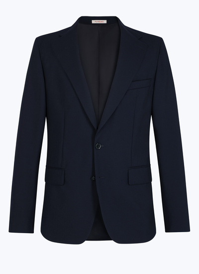 Dark blue coat mens best sale