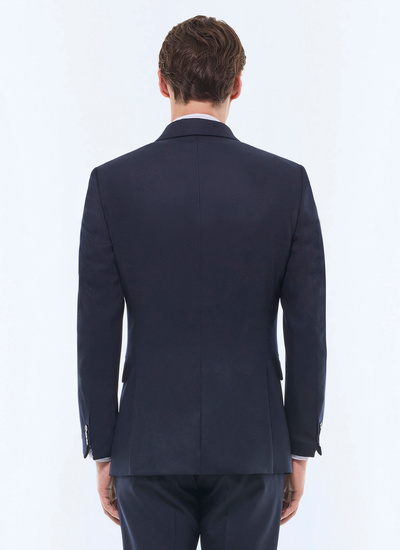 Men's certified virgin wool flannel jacket Fursac - V3FOCA-EC29-D030