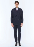 Wool double-breasted suit jacket - V3FOCA-EC29-D030