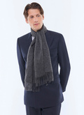 Wool double-breasted suit jacket - V3FOCA-EC29-D030