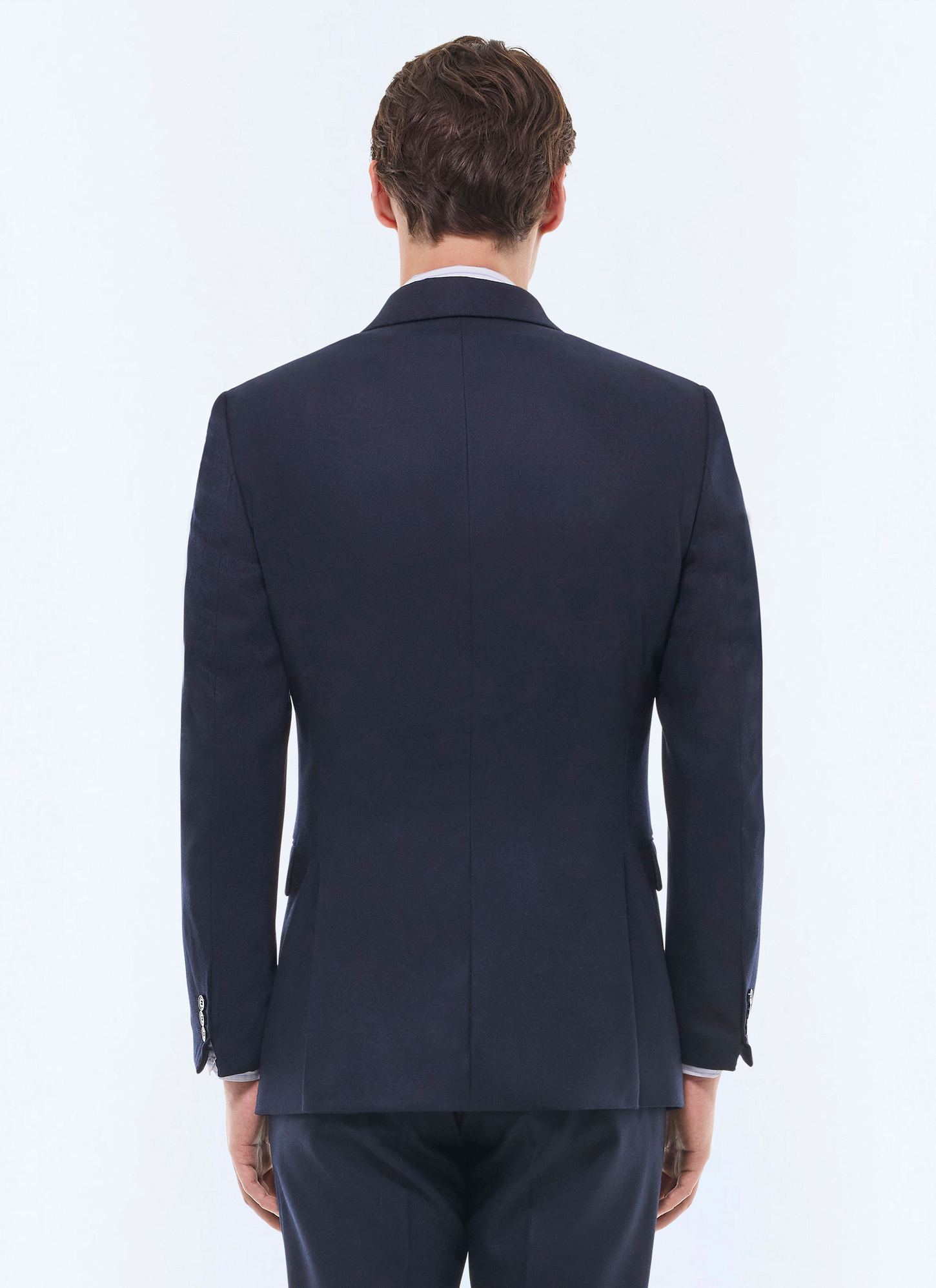 Men's certified virgin wool flannel jacket Fursac - V3FOCA-EC29-D030