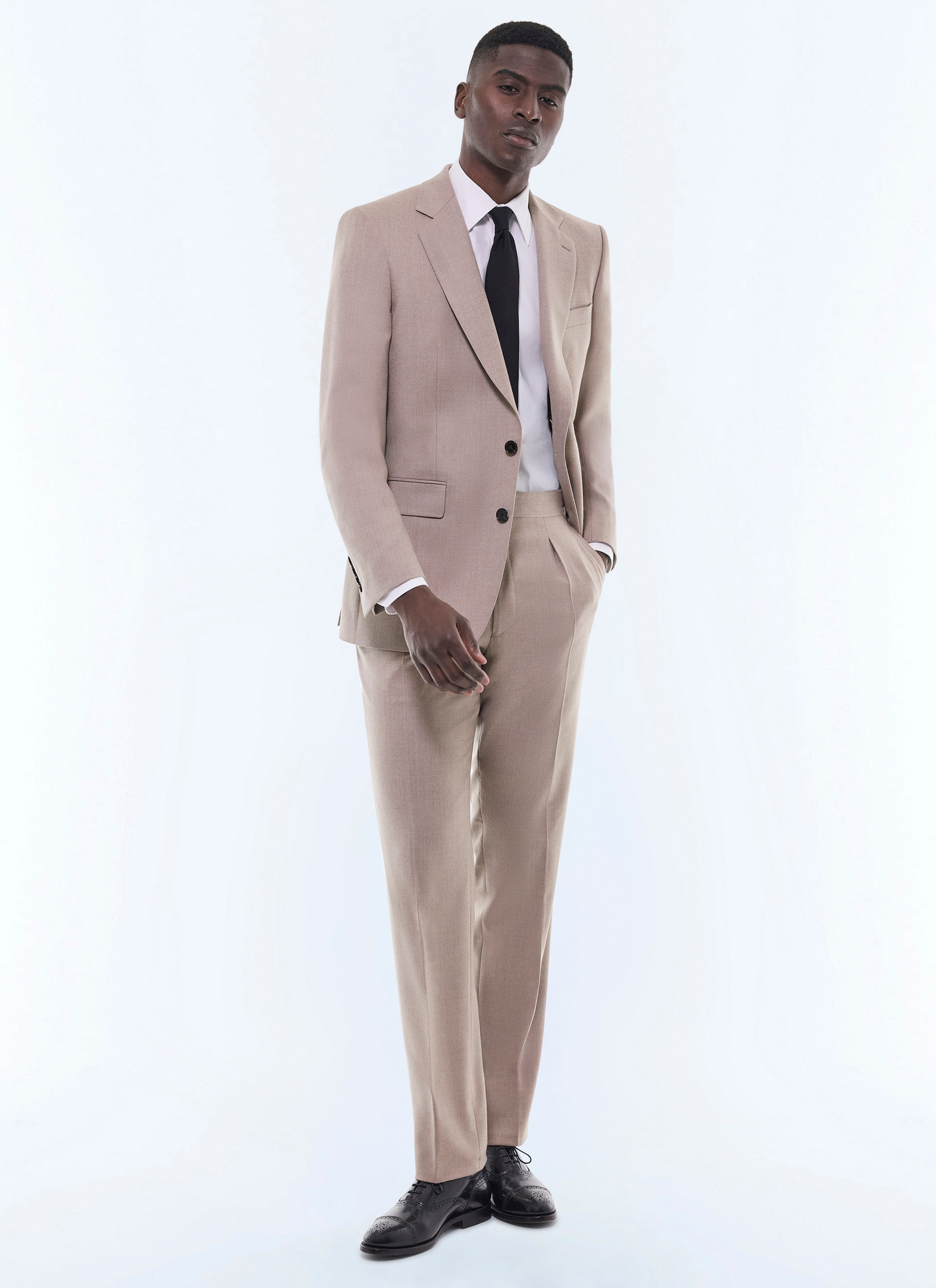 Men's taupe brown jacket Fursac - V3FOXA-GC17-A008