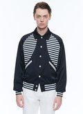 Striped canvas "Atlantique" jacket - M3DOPE-DM09-D030