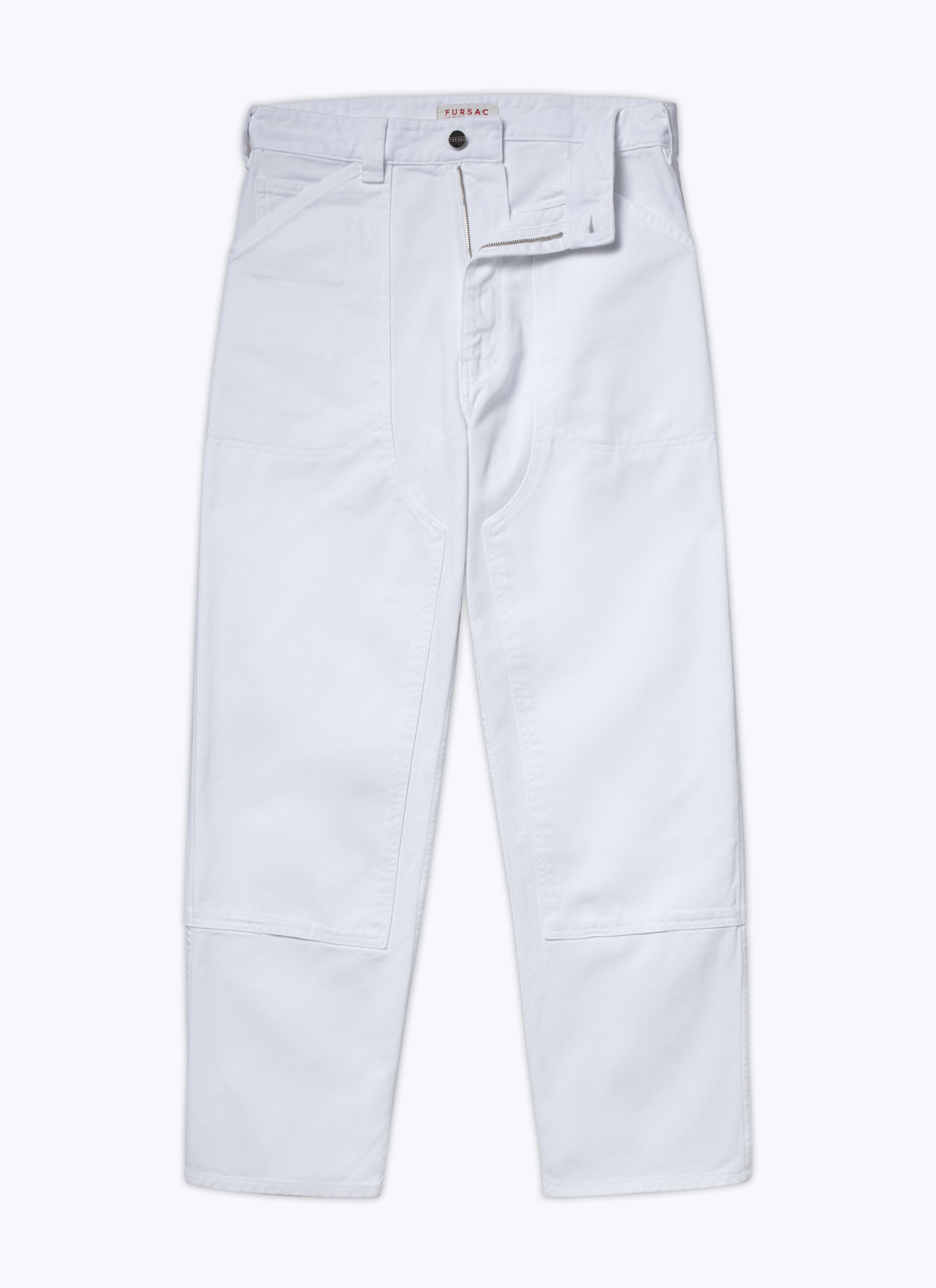 Jean blanc homme twill de coton Fursac - P3BLUE-BP06-01