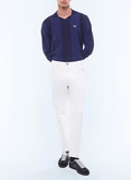 Pantalon 5 poches en twill de coton - P3ELAP-EP11-A001