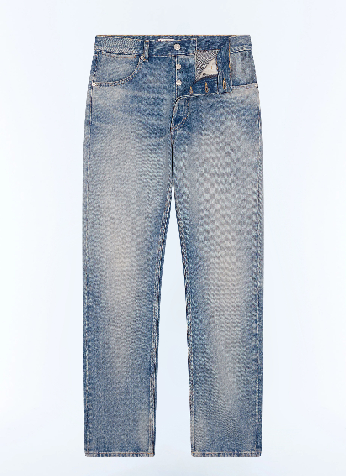 Jean bleu homme tissu principal: 100% cotondoublure: 67% polyester, 33% coton Fursac - P3JEAN-LP01-D004
